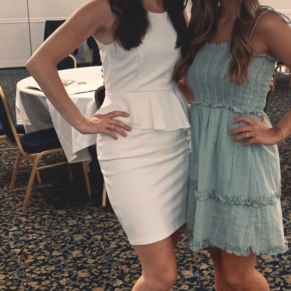 White dress